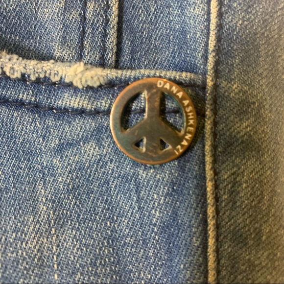 Dana Ashkenazi Mid-Rise Skinny Distressed Denim Jeans Size 28 - Picture 3 of 7